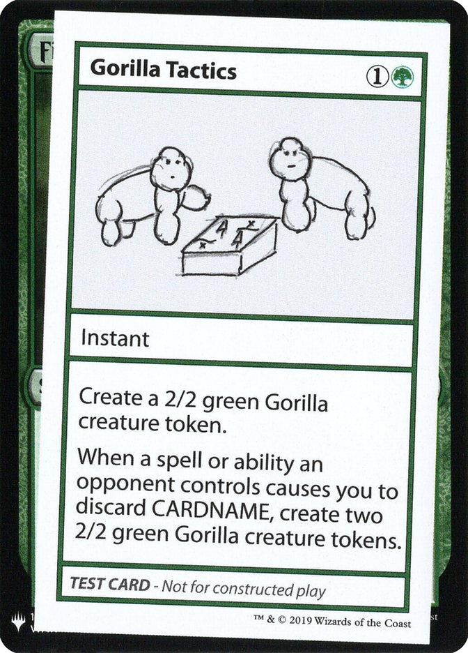Gorilla Tactics [Mystery Booster Playtest Cards] | Good Games Adelaide SA