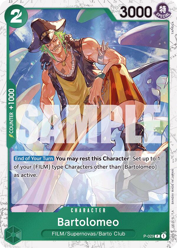 Bartolomeo (Alternate Art) [Extra Booster: Memorial Collection] | Good Games Adelaide SA