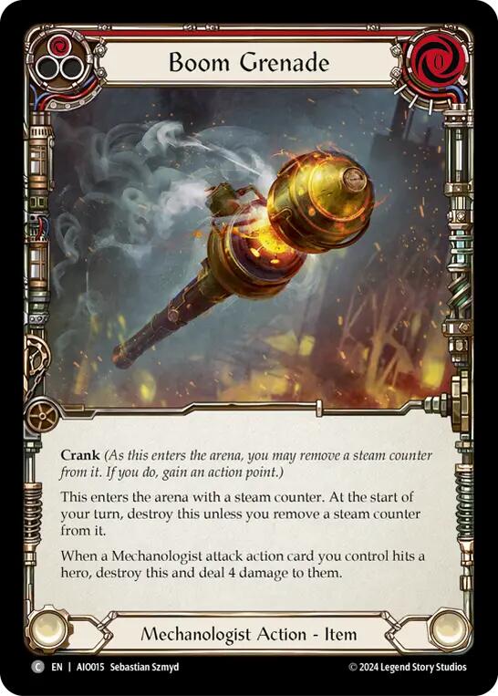 Boom Grenade (Red) [AIO015] (Armory Deck: Dash) | Good Games Adelaide SA