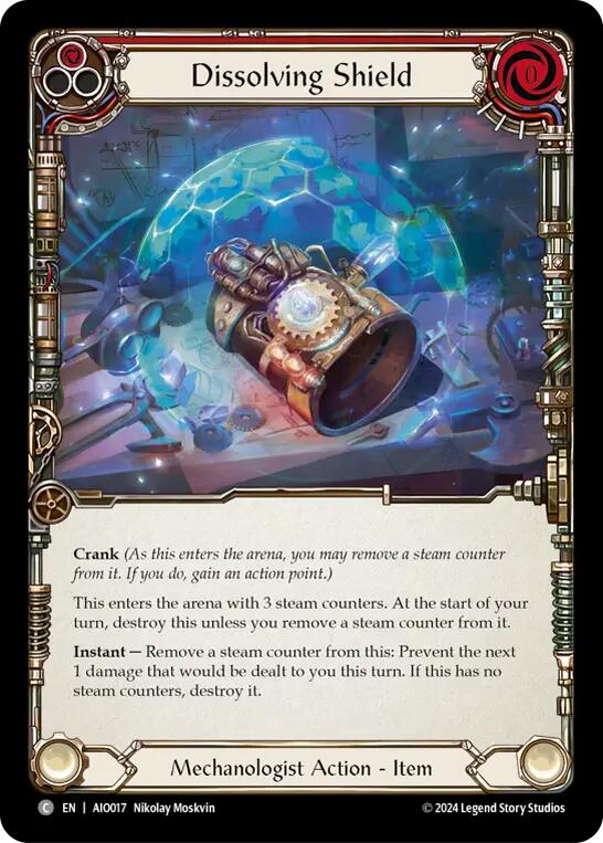 Dissolving Shield (Red) [AIO017] (Armory Deck: Dash) | Good Games Adelaide SA