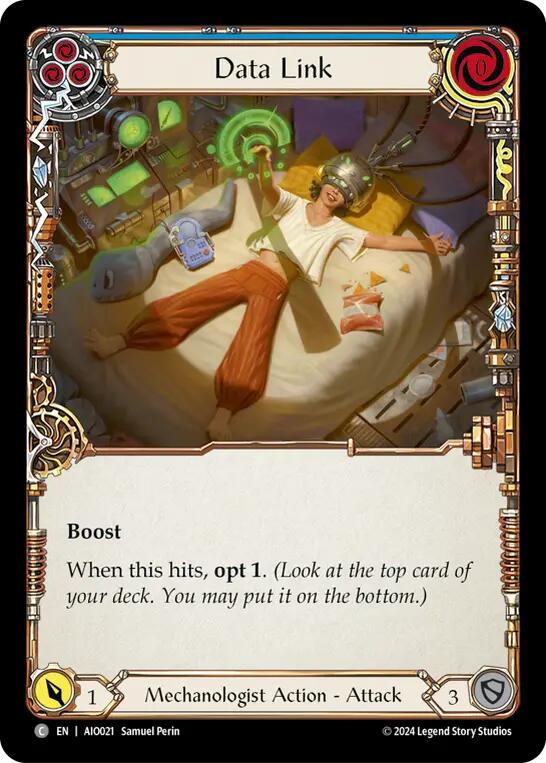 Data Link (Blue) [AIO021] (Armory Deck: Dash) | Good Games Adelaide SA