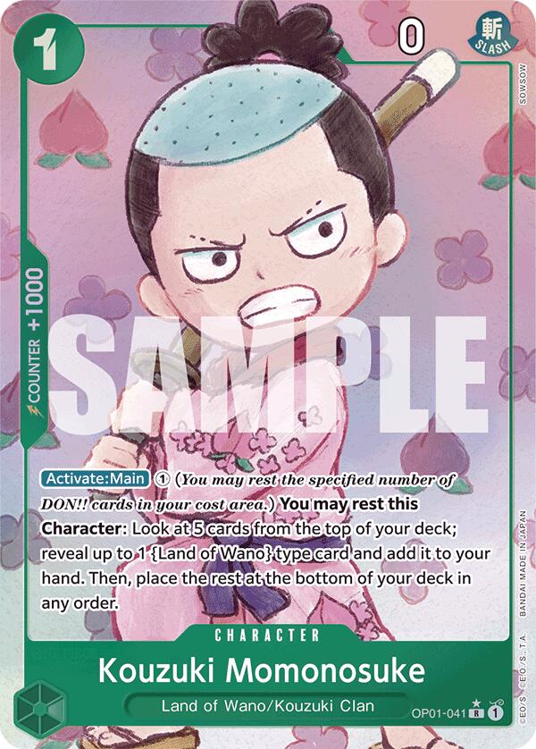 Kouzuki Momonosuke (Alternate Art) (SOWSOW) [Extra Booster: Memorial Collection] | Good Games Adelaide SA