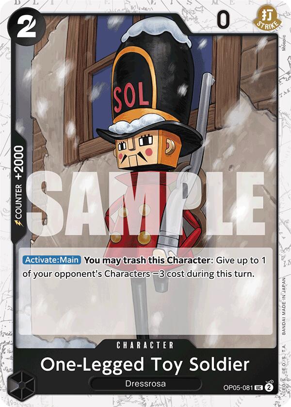 One-Legged Toy Soldier (Alternate Art) [Extra Booster: Memorial Collection] | Good Games Adelaide SA