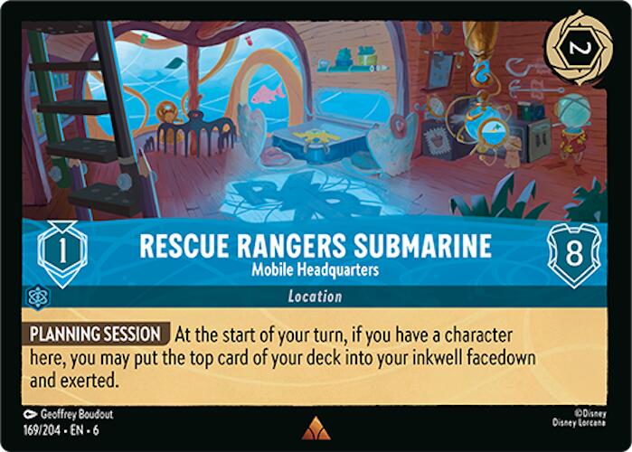 Rescue Rangers Submarine - Mobile Headquarters (169/204) [Azurite Sea] | Good Games Adelaide SA