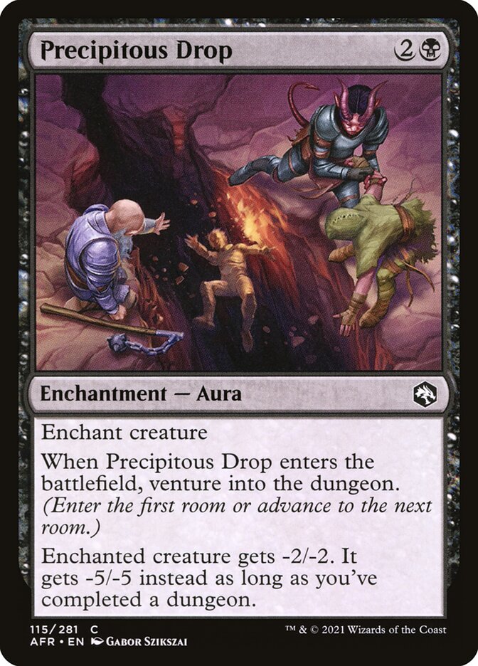 Precipitous Drop 115 (Adventures in the Forgotten Realms)  - Foil | Good Games Adelaide SA