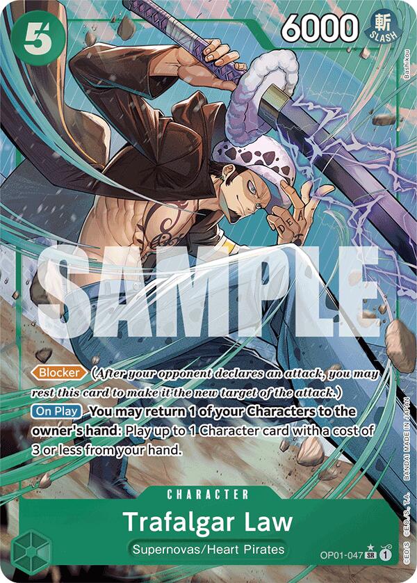 Trafalgar Law (Alternate Art) [Extra Booster: Memorial Collection] | Good Games Adelaide SA