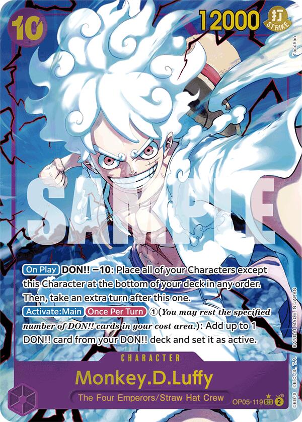 Monkey.D.Luffy (Alternate Art) (Tacchan) [Premium Booster] | Good Games Adelaide SA