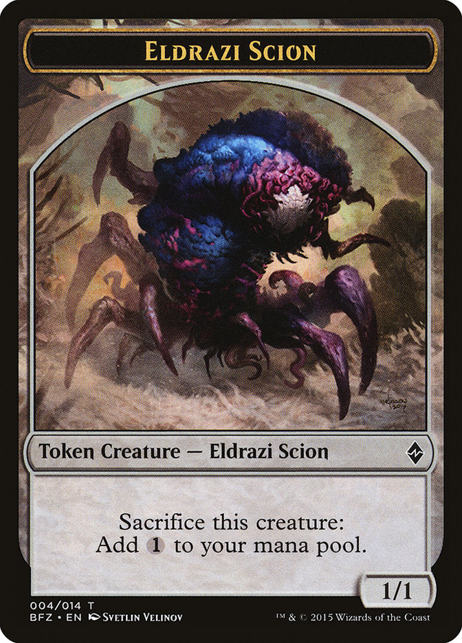 Eldrazi Scion (004/014) [Battle for Zendikar Tokens] | Good Games Adelaide SA