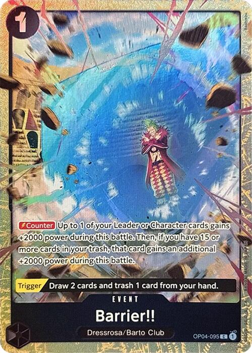 Barrier!! (Premium Card Collection -Best Selection Vol. 2-) [One Piece Promotion Cards] | Good Games Adelaide SA