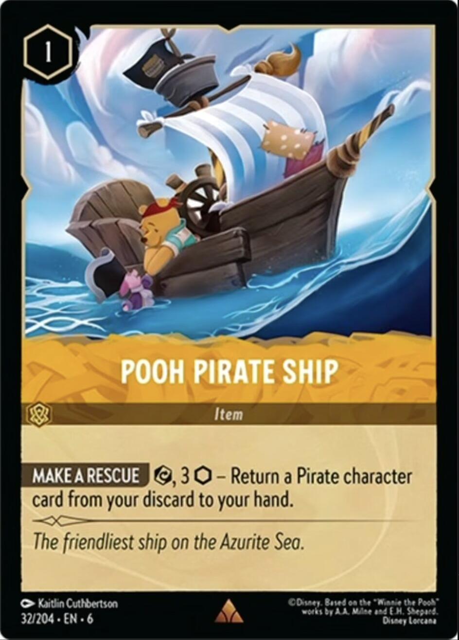 Pooh Pirate Ship (32/204) [Azurite Sea] | Good Games Adelaide SA