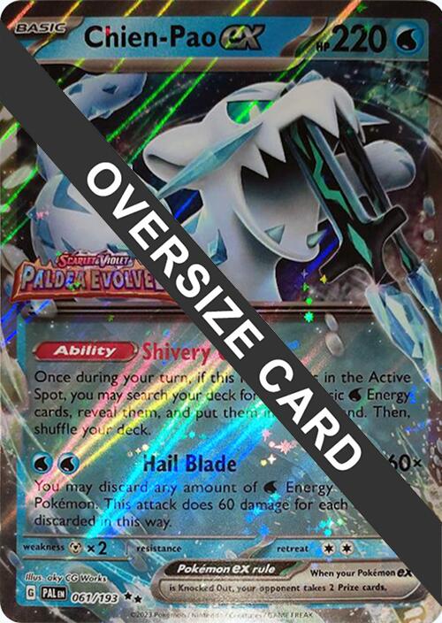 Chien-Pao ex (061/193) (Jumbo) [Scarlet & Violet: Paldea Evolved] | Good Games Adelaide SA