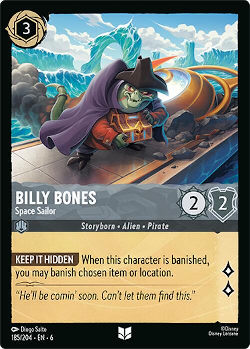 Billy Bones - Space Sailor (185/204) [Azurite Sea] | Good Games Adelaide SA