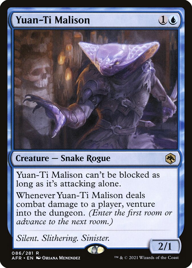 Yuan-Ti Malison 86 (Adventures in the Forgotten Realms)  - Foil | Good Games Adelaide SA