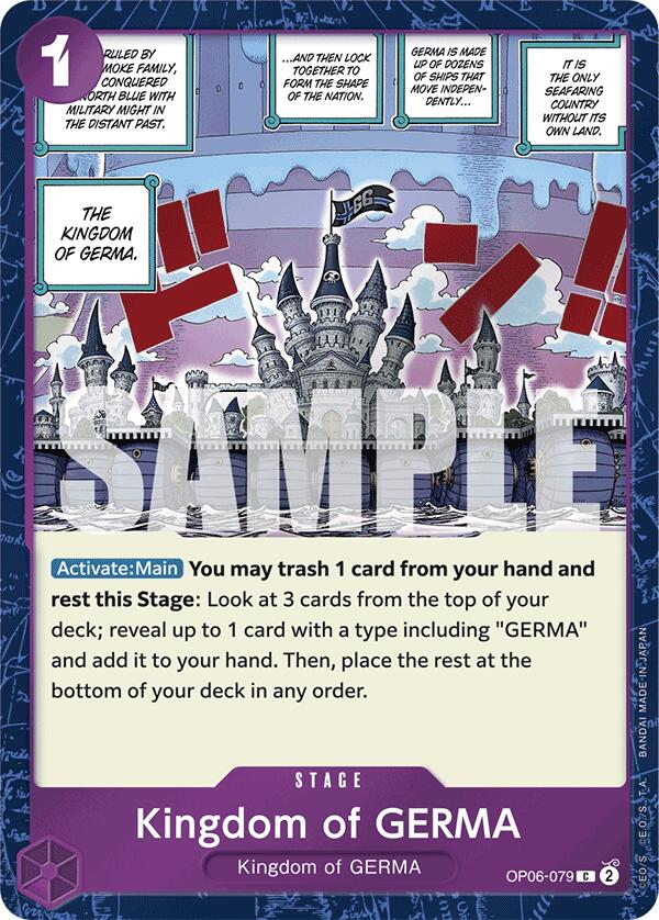 Kingdom of GERMA (Alternate Art) [Premium Booster] | Good Games Adelaide SA