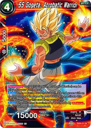 SS Gogeta, Acrobatic Warrior [EX04-01] | Good Games Adelaide SA