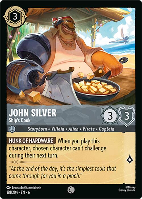 John Silver - Ship's Cook (181/204) [Azurite Sea] | Good Games Adelaide SA