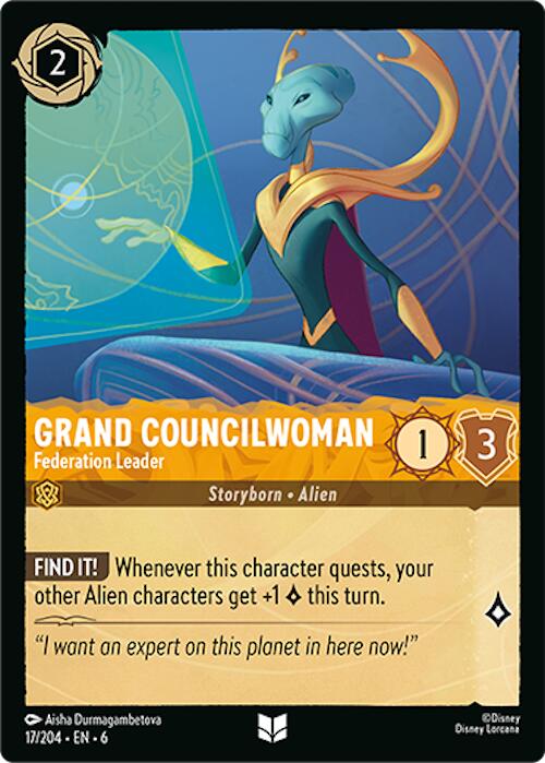 Grand Councilwoman - Federation Leader (17/204) [Azurite Sea] | Good Games Adelaide SA