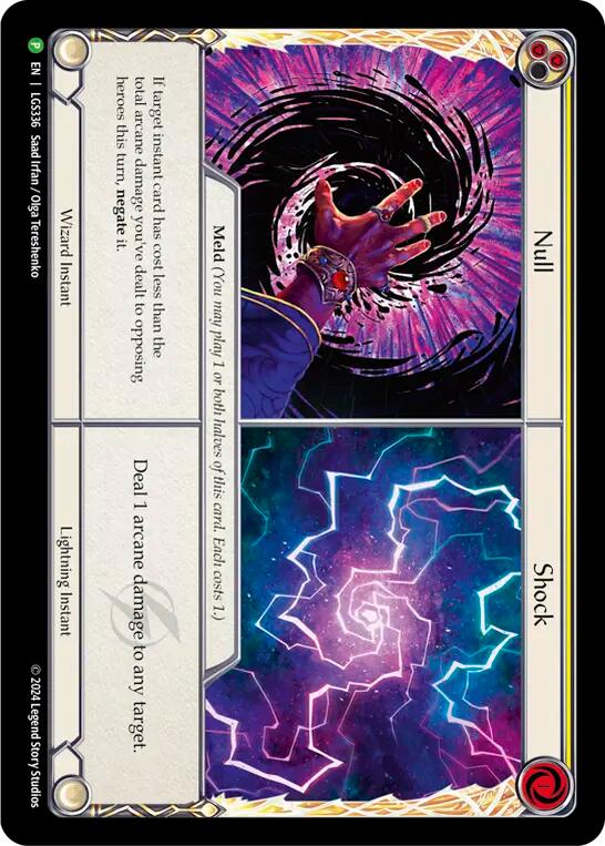 Null // Shock [LGS336] (Promo)  Cold Foil | Good Games Adelaide SA