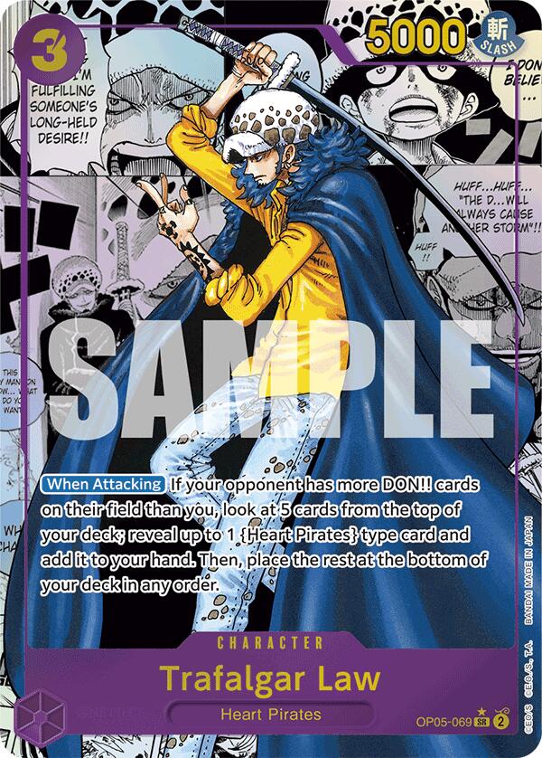 Trafalgar Law (Alternate Art) (Manga) [Premium Booster] | Good Games Adelaide SA