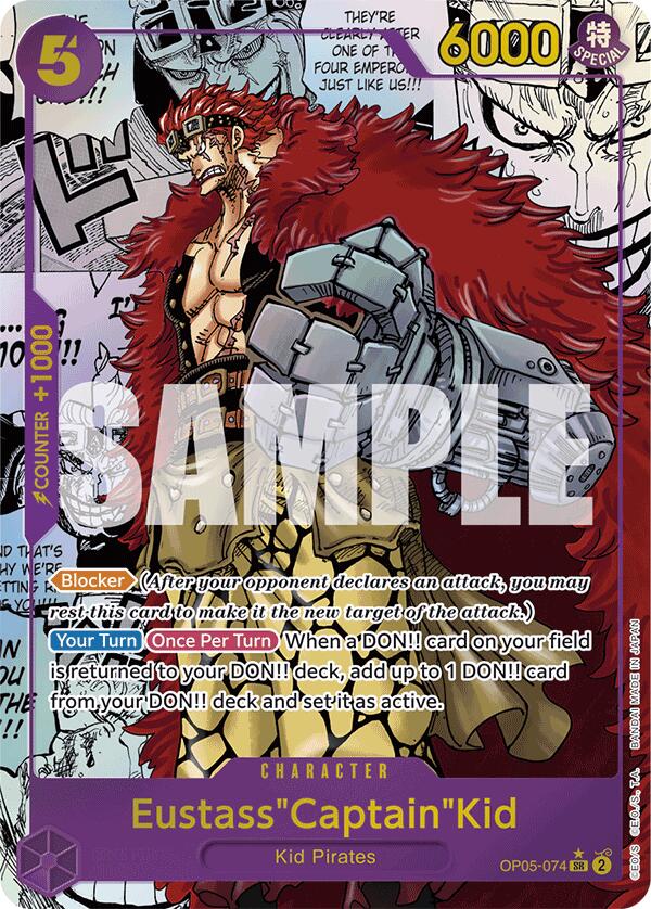 Eustass"Captain"Kid (Alternate Art) (Manga) [Premium Booster] | Good Games Adelaide SA