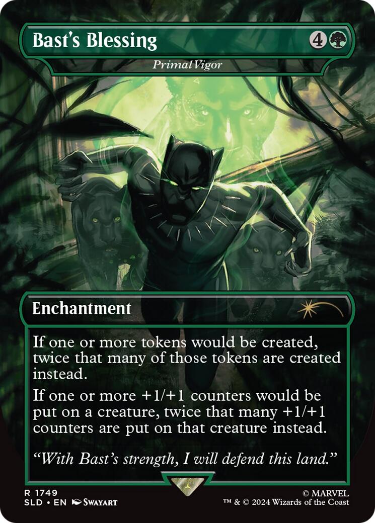 Bast's Blessing - Primal Vigor [Secret Lair Drop Series] | Good Games Adelaide SA