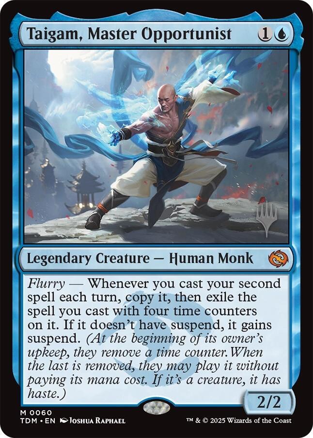 Taigam, Master Opportunist 60 (Promo Pack: Tarkir: Dragonstorm)  - Foil | Good Games Adelaide SA