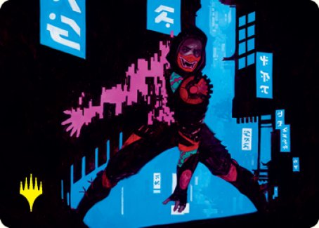 Return to Action Art Card (Gold-Stamped Signature) [Kamigawa: Neon Dynasty Art Series] | Good Games Adelaide SA