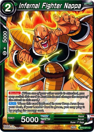 Infernal Fighter Nappa (BT5-071) [Miraculous Revival] | Good Games Adelaide SA