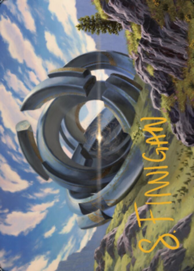Thran Portal Art Card (Gold-Stamped Signature) [Dominaria United Art Series] | Good Games Adelaide SA