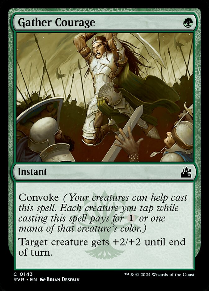 Gather Courage 143 (Ravnica Remastered)  | Good Games Adelaide SA