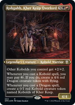 Rohgahh Kher Keep Overlord Foil Etched 63 (Commander: Dominaria United)  - Foil | Good Games Adelaide SA