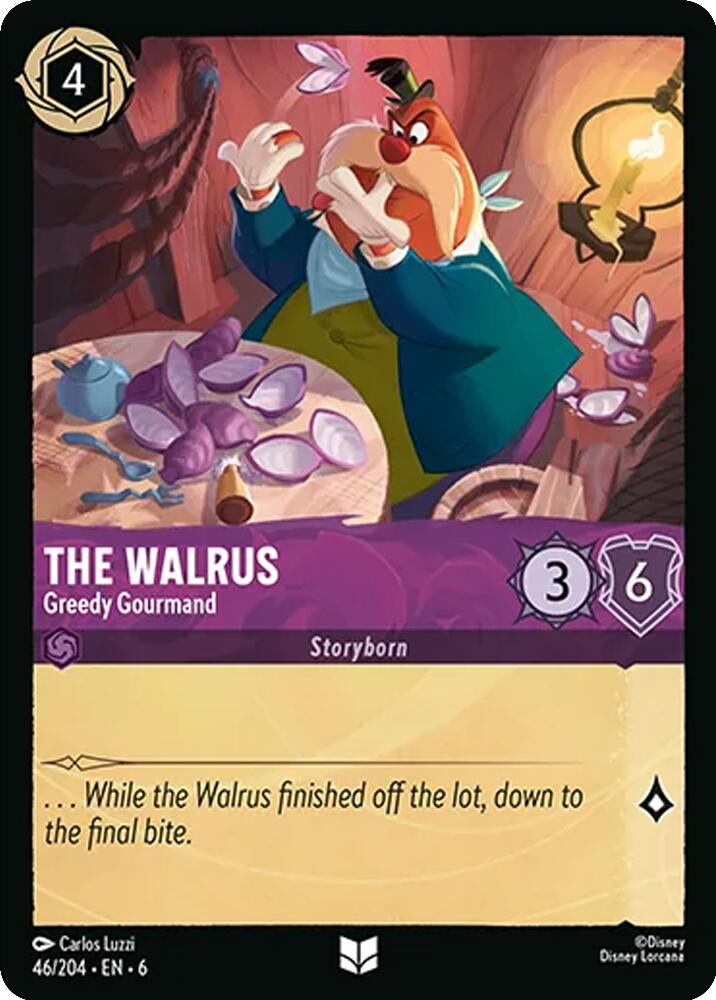 The Walrus - Greedy Gourmand (46/204) [Azurite Sea] | Good Games Adelaide SA