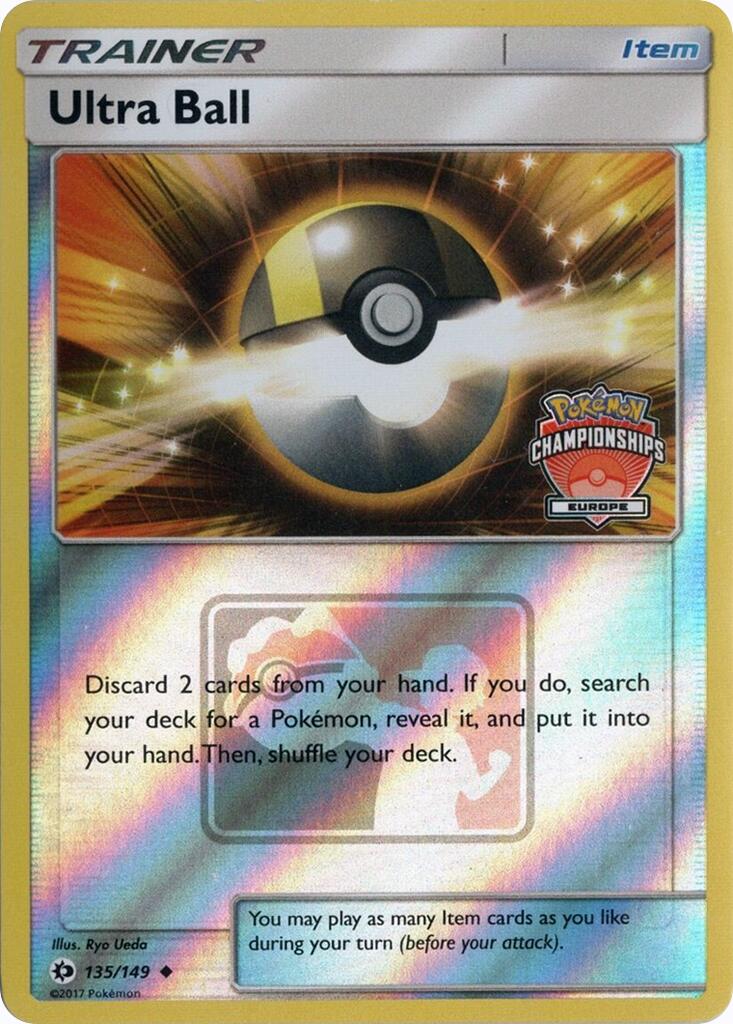 Ultra Ball (135/149) (Europe Championships) [League & Championship Cards] | Good Games Adelaide SA