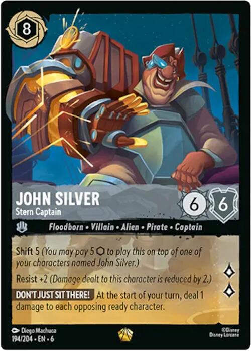 John Silver - Stern Captain (194/204) [Azurite Sea] | Good Games Adelaide SA