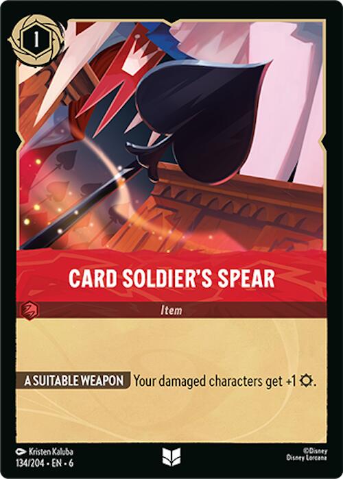 Card Soldier's Spear (134/204) [Azurite Sea] | Good Games Adelaide SA