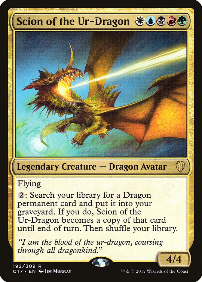 Scion of the Ur-Dragon [Commander 2017] | Good Games Adelaide SA