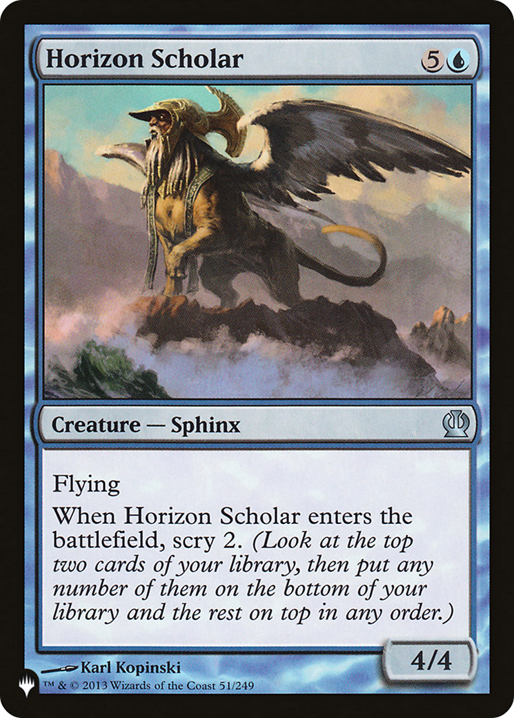 Horizon Scholar [The List Reprints] | Good Games Adelaide SA