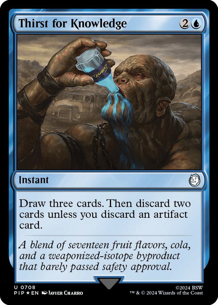 Thirst for Knowledge 708 (Universes Beyond: Fallout)  - Foil | Good Games Adelaide SA