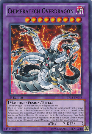 Chimeratech Overdragon [SP14-EN043] Starfoil Rare | Good Games Adelaide SA