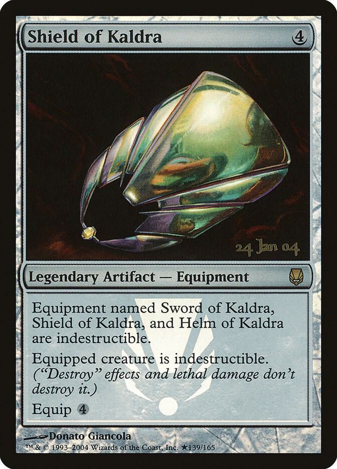 Shield of Kaldra 139 (Prerelease Cards)  - Foil | Good Games Adelaide SA