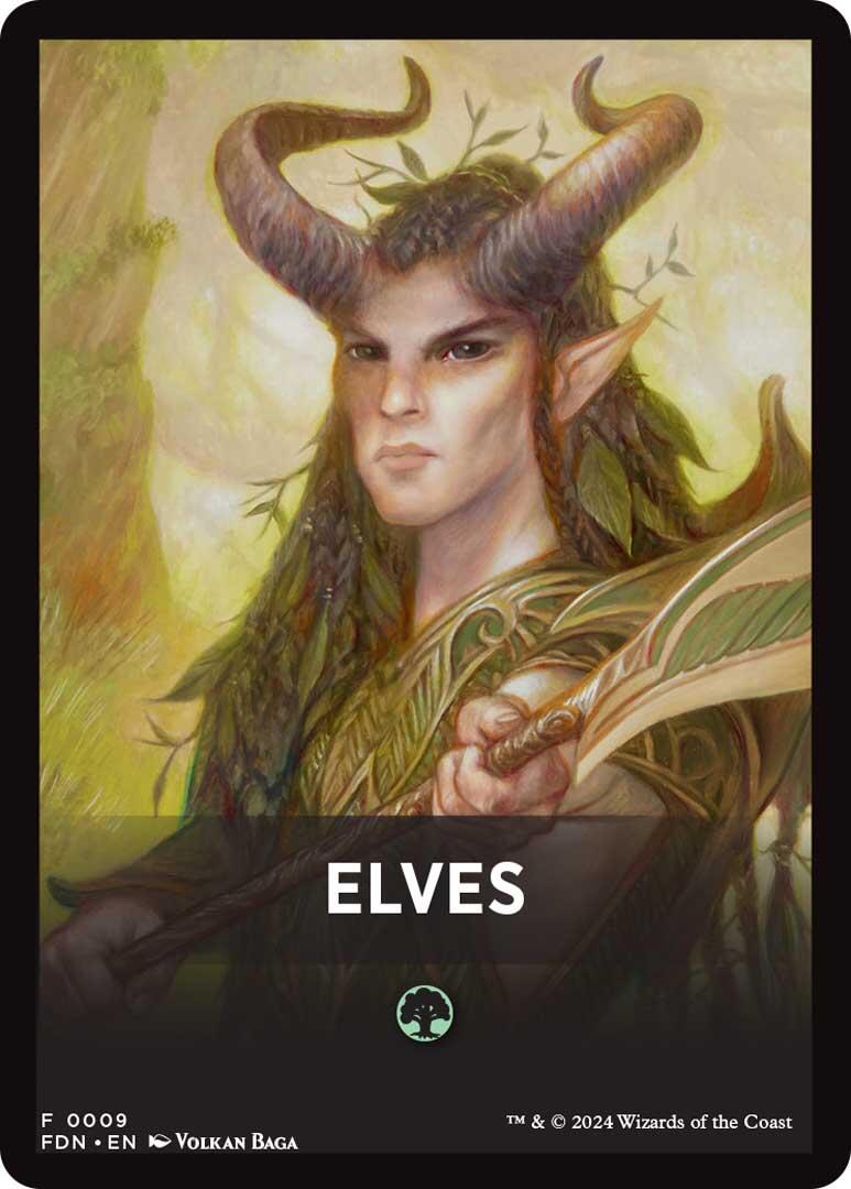 Elves Theme Card [Foundations] | Good Games Adelaide SA