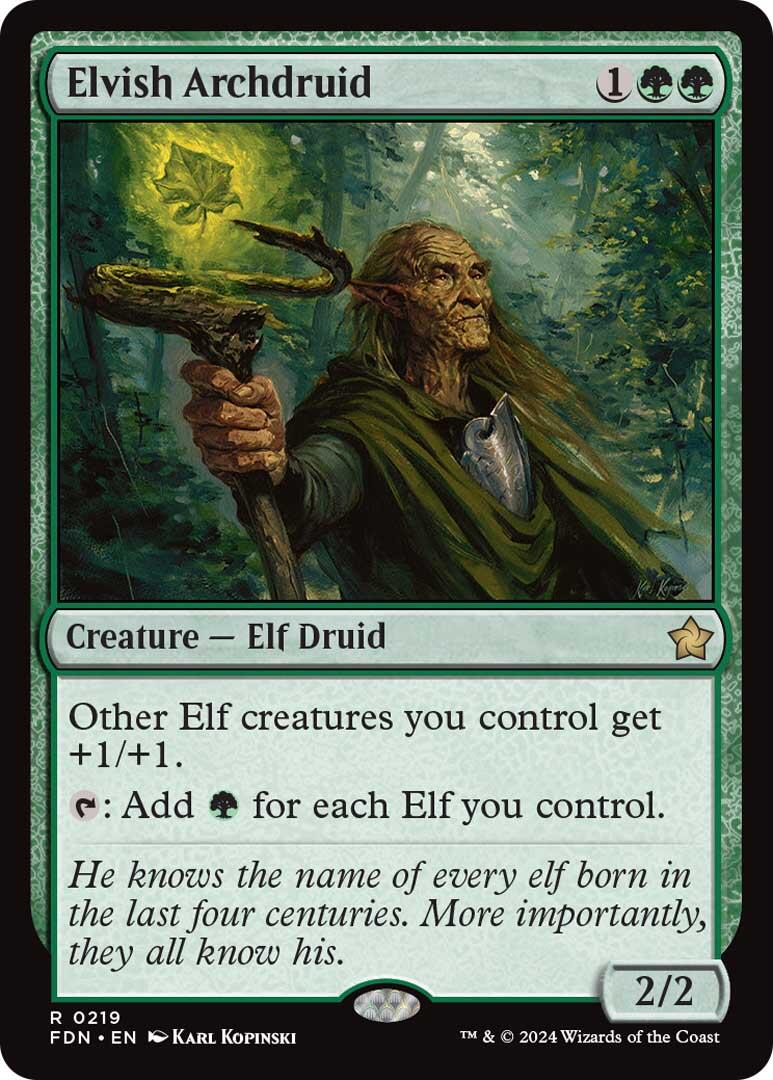 Elvish Archdruid [Foundations] | Good Games Adelaide SA