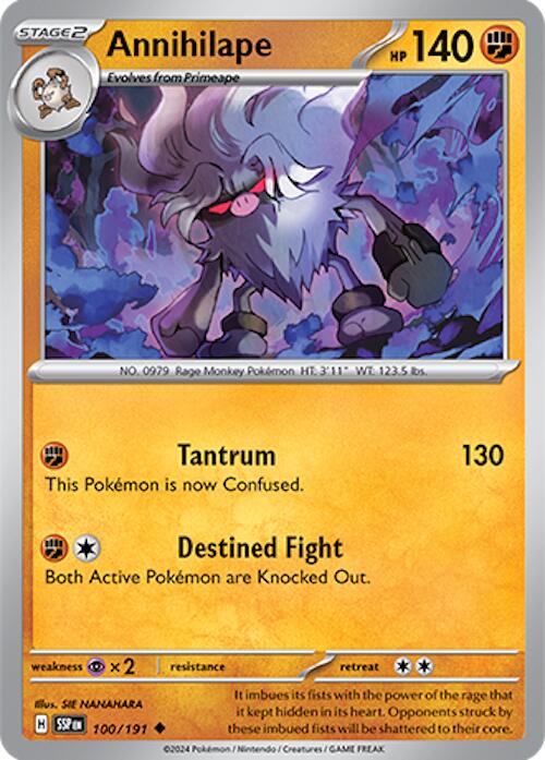 Annihilape (100/191) [Scarlet & Violet: Surging Sparks] | Good Games Adelaide SA