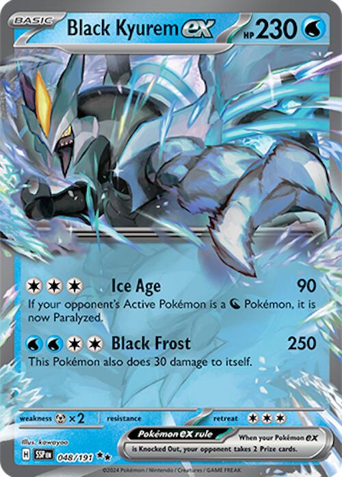 Black Kyurem ex (048/191) [Scarlet & Violet: Surging Sparks] | Good Games Adelaide SA