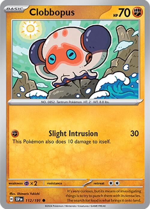 Clobbopus (112/191) [Scarlet & Violet: Surging Sparks] | Good Games Adelaide SA