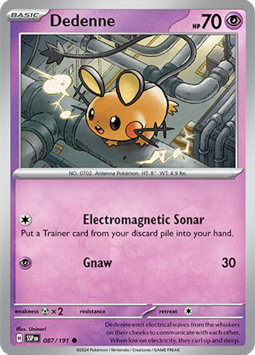 Dedenne (087/191) [Scarlet & Violet: Surging Sparks] | Good Games Adelaide SA