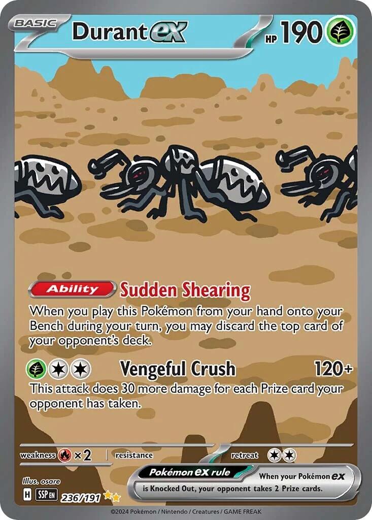 Durant ex (236/191) [Scarlet & Violet: Surging Sparks] | Good Games Adelaide SA