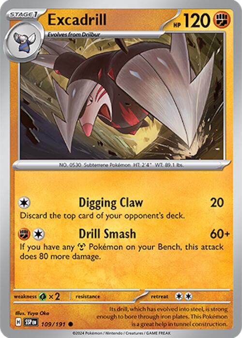 Excadrill (109/191) [Scarlet & Violet: Surging Sparks] | Good Games Adelaide SA