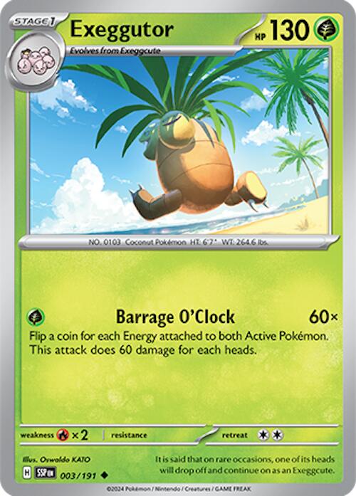 Exeggutor (003/191) [Scarlet & Violet: Surging Sparks] | Good Games Adelaide SA