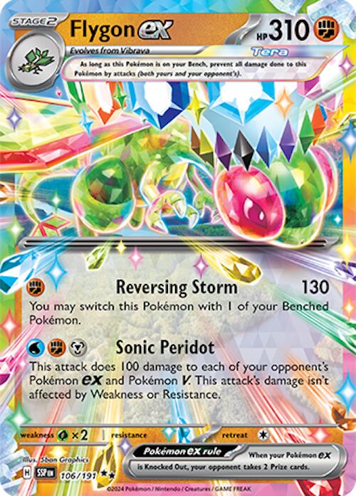 Flygon ex (106/191) [Scarlet & Violet: Surging Sparks] | Good Games Adelaide SA